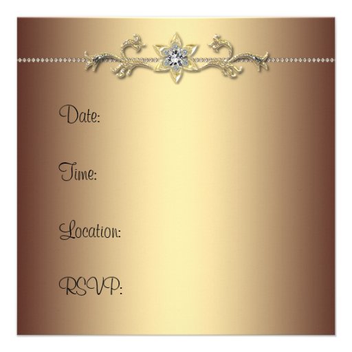 Elegant Leopard Birthday Party Invitations