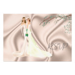 Elegant Lesbian RSVP Invitation