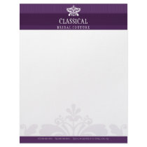 ELEGANT LETTERHEAD :: classy flourish 12