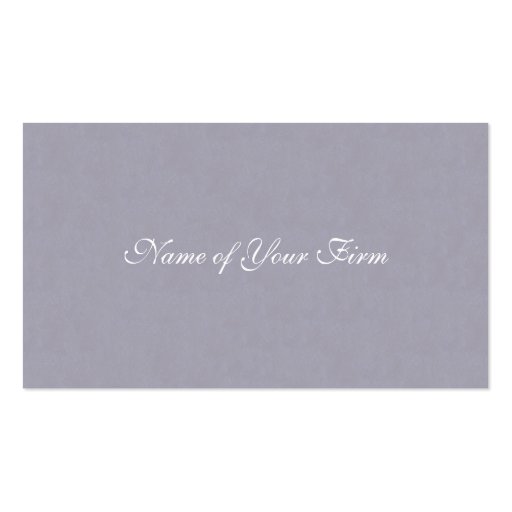 Elegant Light Blue and White Simple Professional Business Card Template (back side)