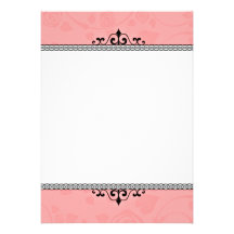 Elegant Light Pink rose valentine gift Custom Invitation