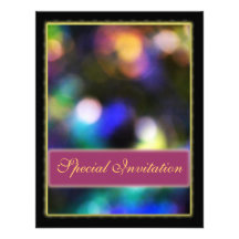 Elegant Lights Engagement Party Invitation