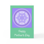 Elegant lilac design for Mother's Day Greeting Card