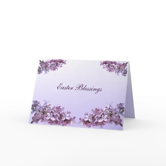 Elegant Lilacs Easter Cards