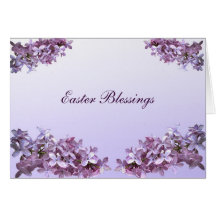 Elegant Lilacs Easter Cards