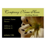 Elegant Lily Flower  Business Cards business cards