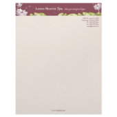Elegant Lotus Business Letterhead letterhead