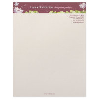 Elegant Lotus Business Letterhead letterhead
