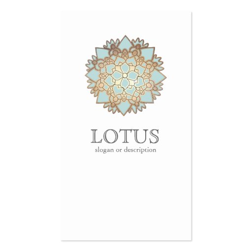 Elegant Lotus Women's Fashion Boutique White Business Card Templates (front side)
