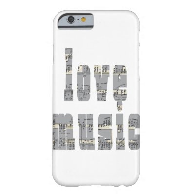 Elegant love music iPhone 6 Case
