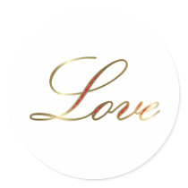 elegant love stickers