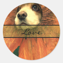 Elegant Love Wedding Stickers