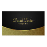 Elegant Luxury Black and Gold Damask Business Card
