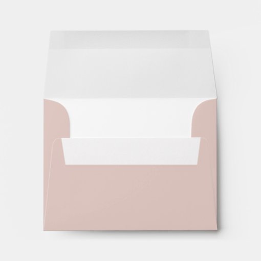 Elegant Magnolia Blush Self Addressed Rsvp Envelope Zazzle