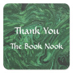 Elegant Marbled BusinessThank You Stickers