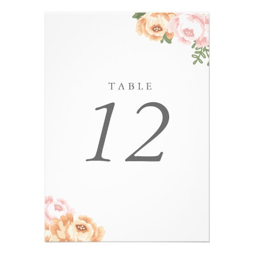 Elegant Mason Jar Table Number Announcements