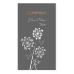 Elegant Meadow Unique Flower Business Cards