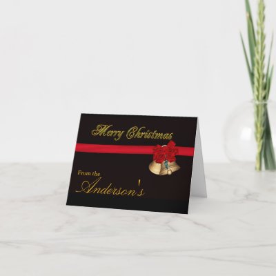 Elegant Merry Christmas Greeting Card