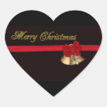 Elegant Merry Christmas Sticker