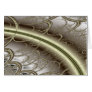 Elegant Metallic Fractal Card