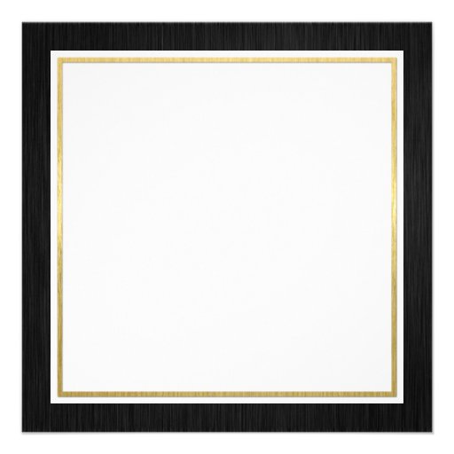Elegant Metallic Gold 1974 Custom Announcement