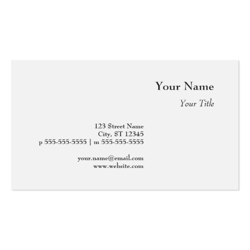 Elegant Minimalistic Gavel Judge Attorney Business Business Card Templates (back side)