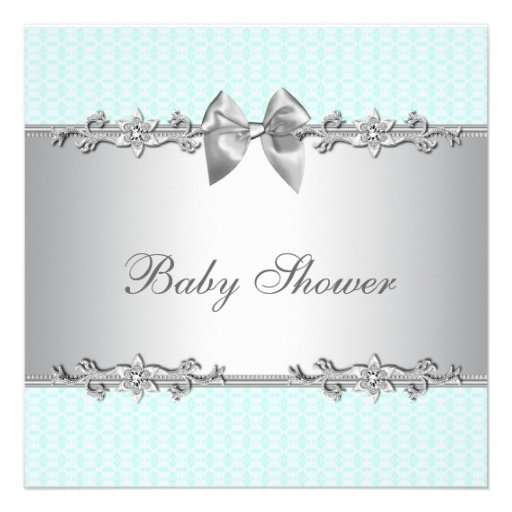 ... baby shower invitation template this pretty mint green baby shower