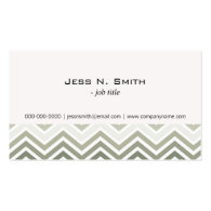 Elegant, modern, classic grey and white chevron business cards