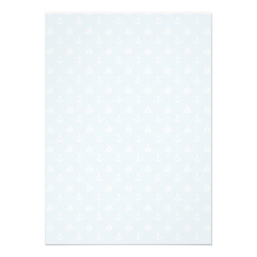 Elegant Modern Nautical Anchor Bridal Shower Personalized Invites
