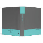 Elegant Modern Simple Turquoise / Grey Stripe
