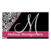 Elegant Monogram business - profile card business cards