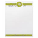 Elegant Monogram Classy letterhead by 911business Elegant Monogram Classy letterhead