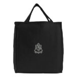 Elegant Monogram Initials Embroidered Bag