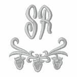 Elegant Monogram Initials Embroidered Shirt