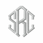 Elegant Monogram Initials Embroidered Shirt