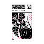 Elegant Monogrammed Postage