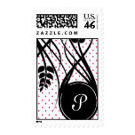 Elegant Monogrammed Postage
