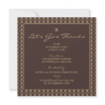 Elegant Motif Thanksgiving Dinner Invitations