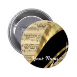 Elegant music sheet buttons