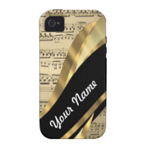 Elegant music sheet iPhone 4/4S covers