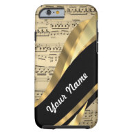 Elegant music sheet iPhone 6 case