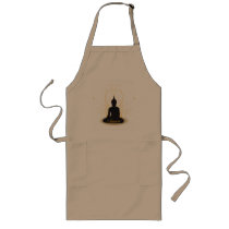 Elegant Namaste Buddha aprons