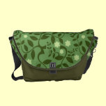 Elegant Nature Themed Green Floral Messenger bag messenger bags
