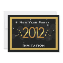 elegant new year party invitation