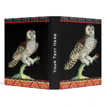 Elegant Night Owl Notebook Saverio Manetti binders