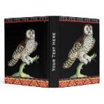 Elegant Night Owl Notebook Saverio Manetti Vinyl Binders
