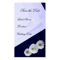 Elegant Note Save the Date Announcement Card business cards