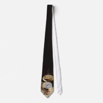 Elegant Old Clock Tie