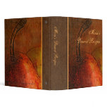 Elegant Old World Pears 1" Binder