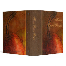 Elegant Old World Pears 1" Binder
